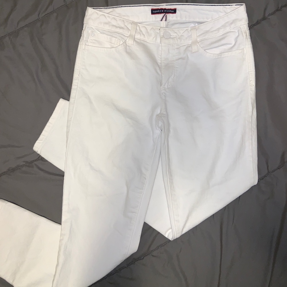 White Skinny Tommy Hilfiger Jeans